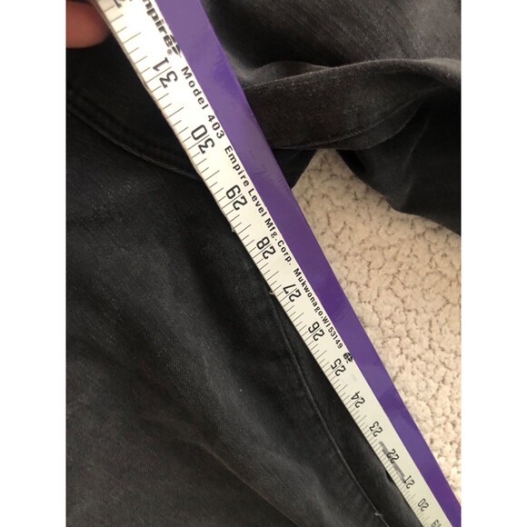 Good American Women’s Skinny Jeans Size 6 / 28 Black Distressed High Rise Denim - Picture 12 of 12